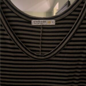 STATESIDE STRIPED WOMENS TANK DRESS